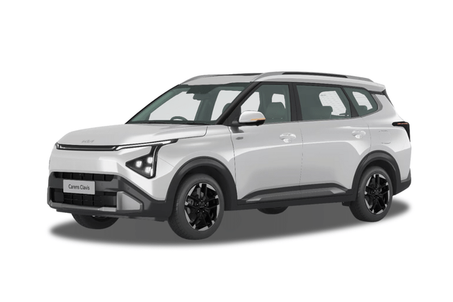 Kia Carens Clavis Glacier White Pearl Color Image